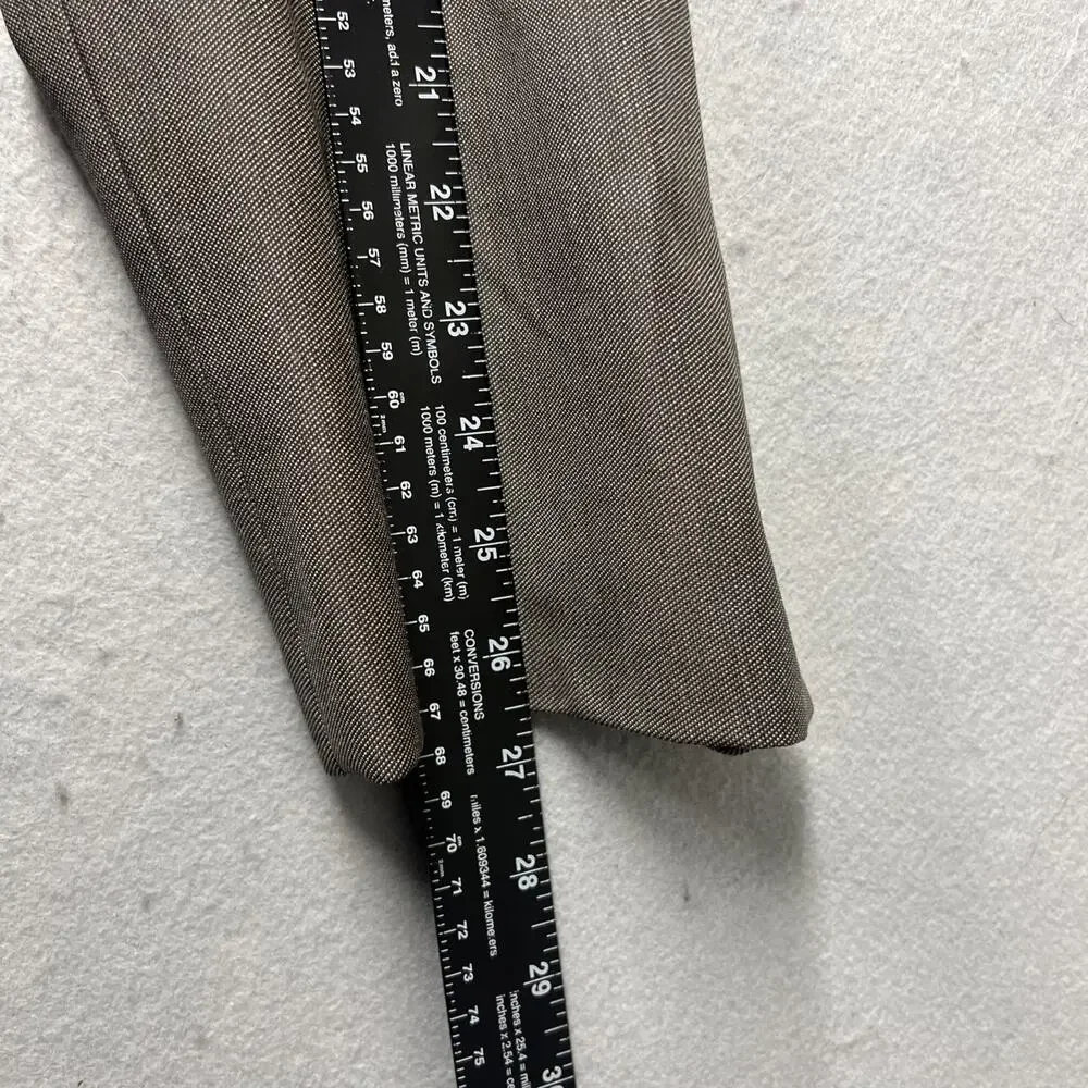 Calvin Klein Mens 48L Brown Wool Sport‎ Coat Blazer Woolmark Lined